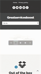 Mobile Screenshot of greatservicesboost.com